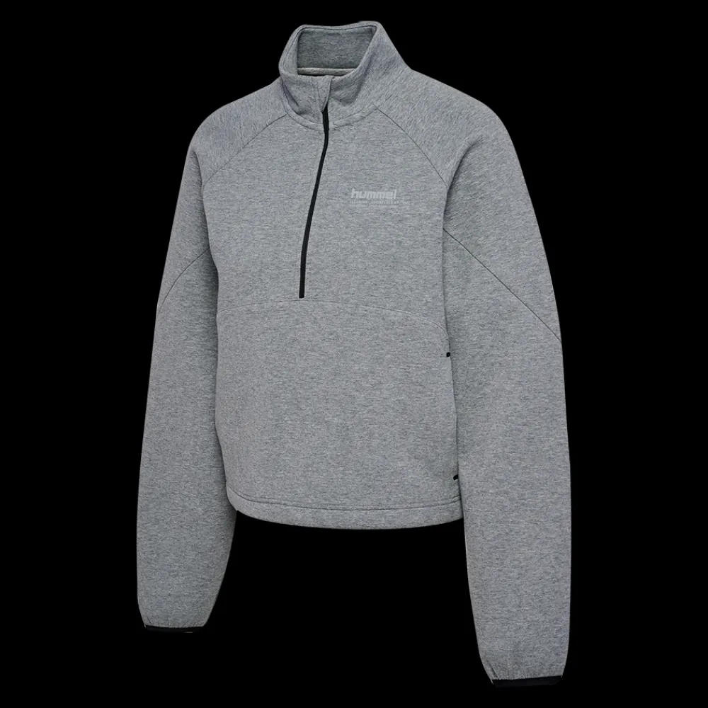 Clearance Hummel W Tech Boxy HZ Good - Dame Sweatshirt Grå