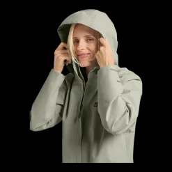 Sale Jack Wolfskin W Trailtime 2L Jacket - Dame Funktionsjakke Grøn