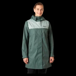 Discount Helly Hansen W Vancouver Rain Coat - Dame Funktionsjakke Army