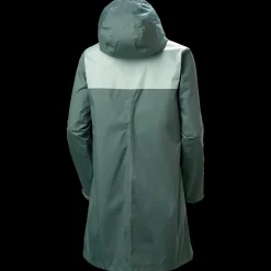 Discount Helly Hansen W Vancouver Rain Coat - Dame Funktionsjakke Army