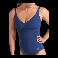 Discount Arena W Victoria U-Back Suit - Dame Badedragt Blå