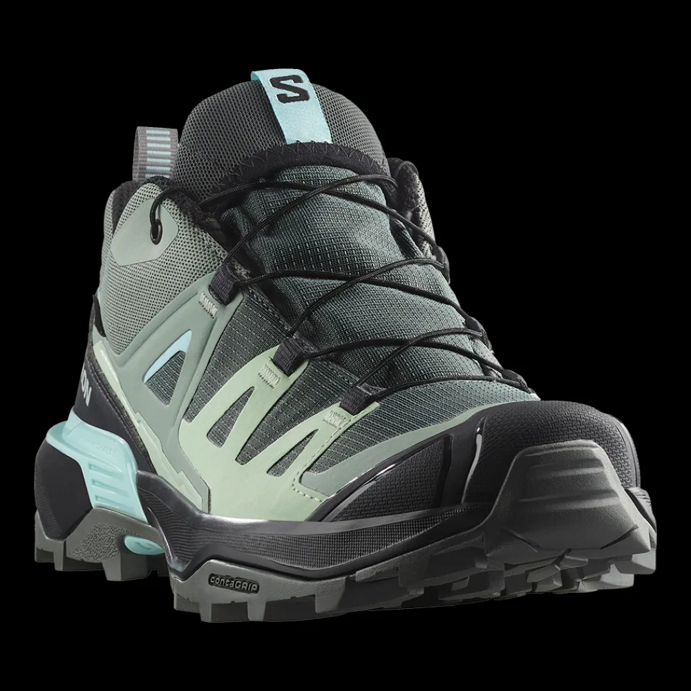 Fashion Salomon W X Ultra 360 GTX Quicklace - Dame Outdoor Sko Grøn