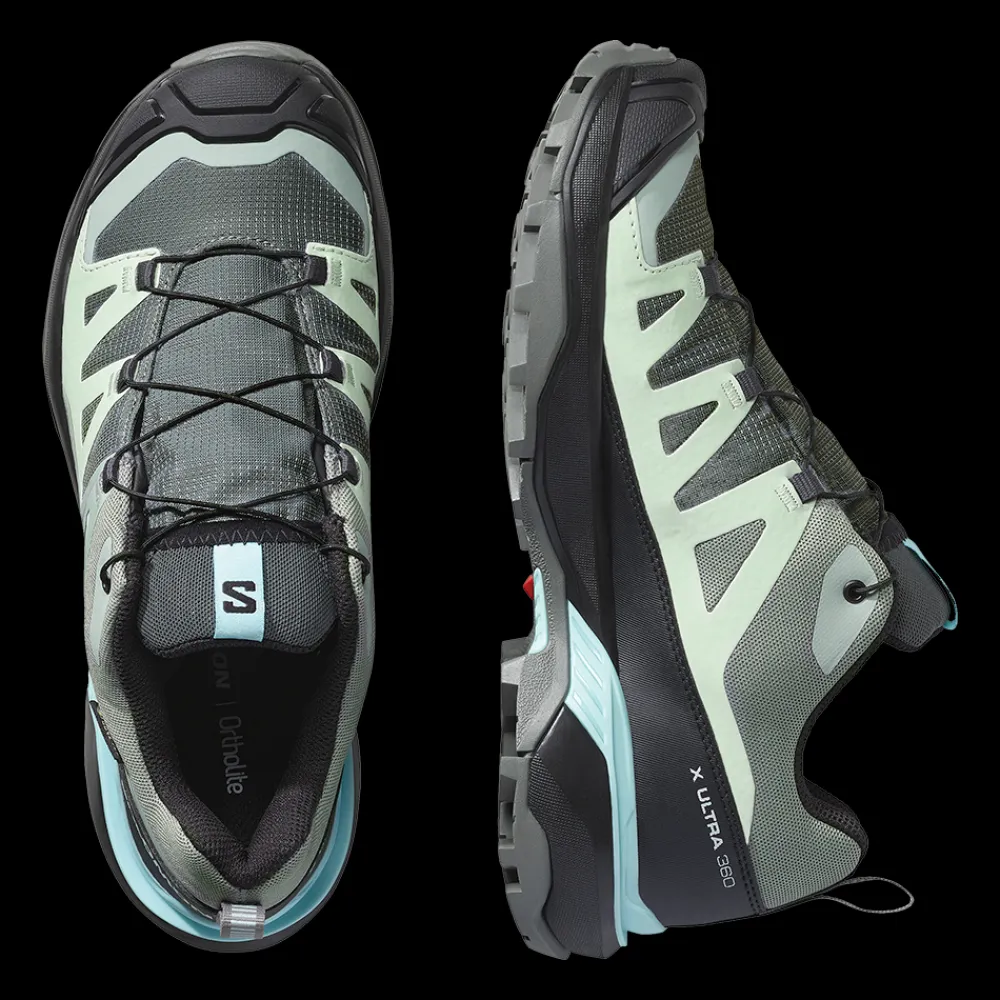 Fashion Salomon W X Ultra 360 GTX Quicklace - Dame Outdoor Sko Grøn
