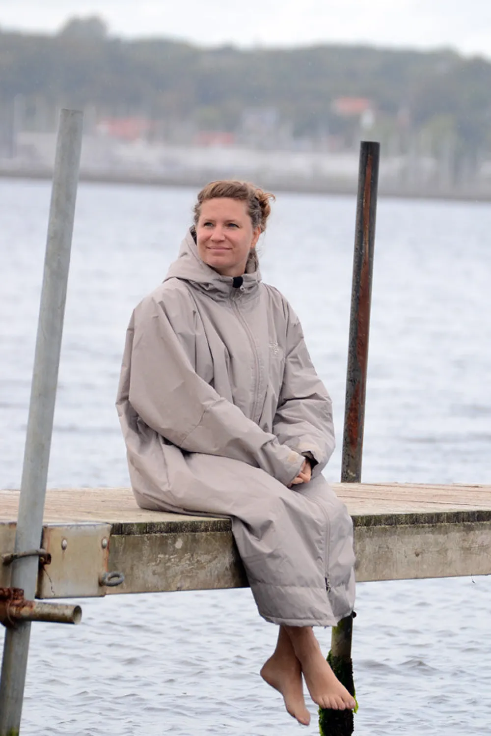 Discount West Coast Denmark West Coast DK Beach Robe LUX, Uni - Badekåbe Sand