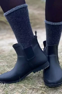 Best Fabrin Copenhagen Wool Sock, W. - Dame Sokker Grå