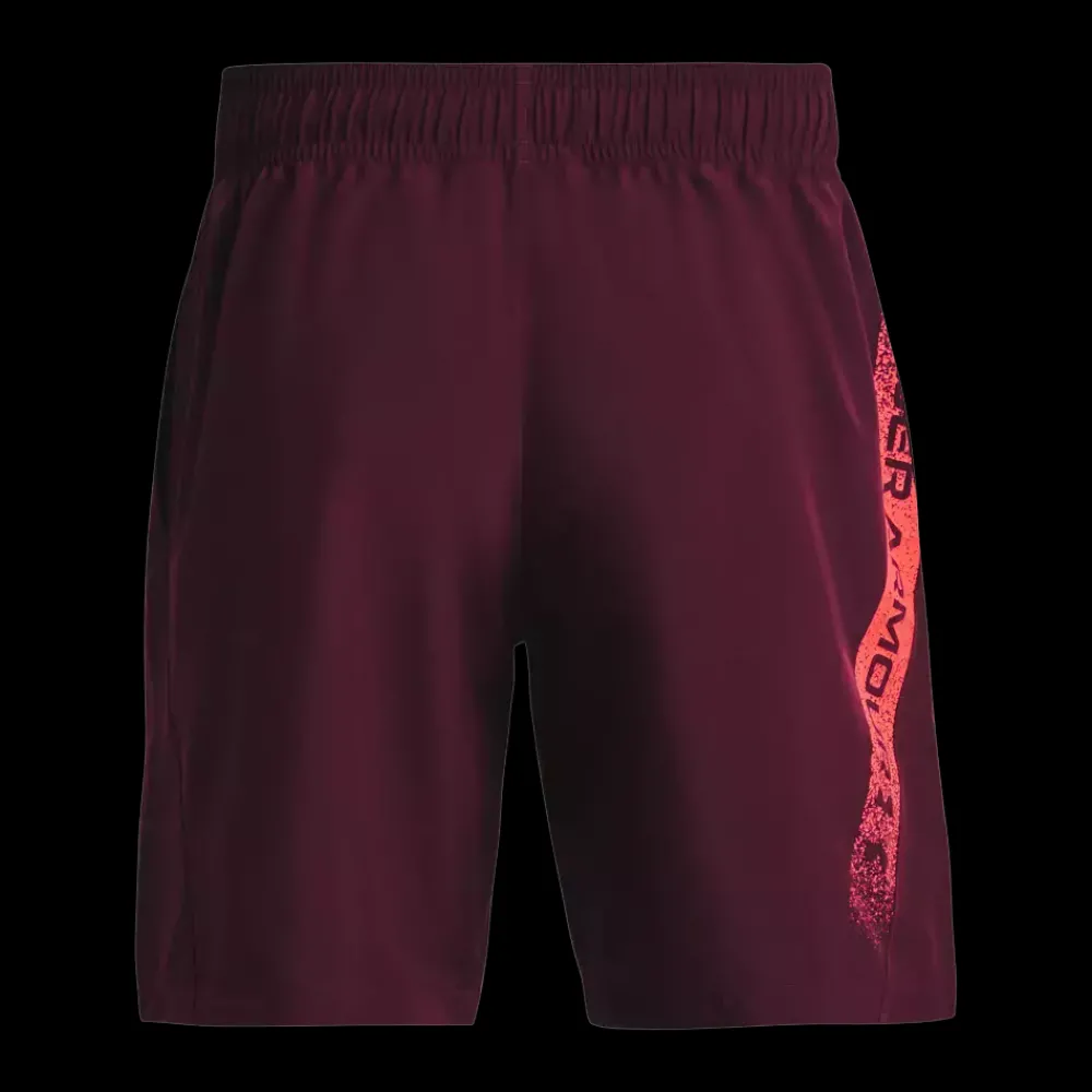 Fashion Under Armour Woven Graphic Shorts - Herre Shorts Rød