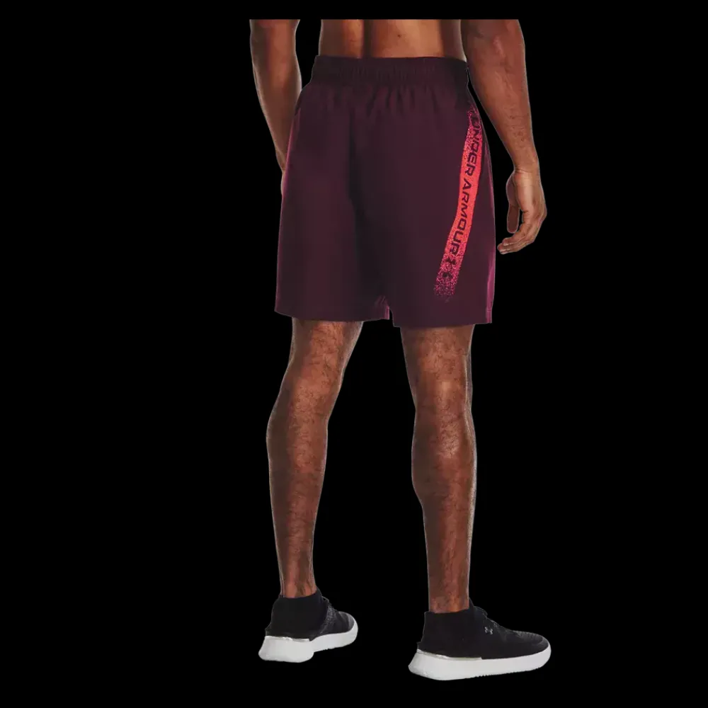 Fashion Under Armour Woven Graphic Shorts - Herre Shorts Rød