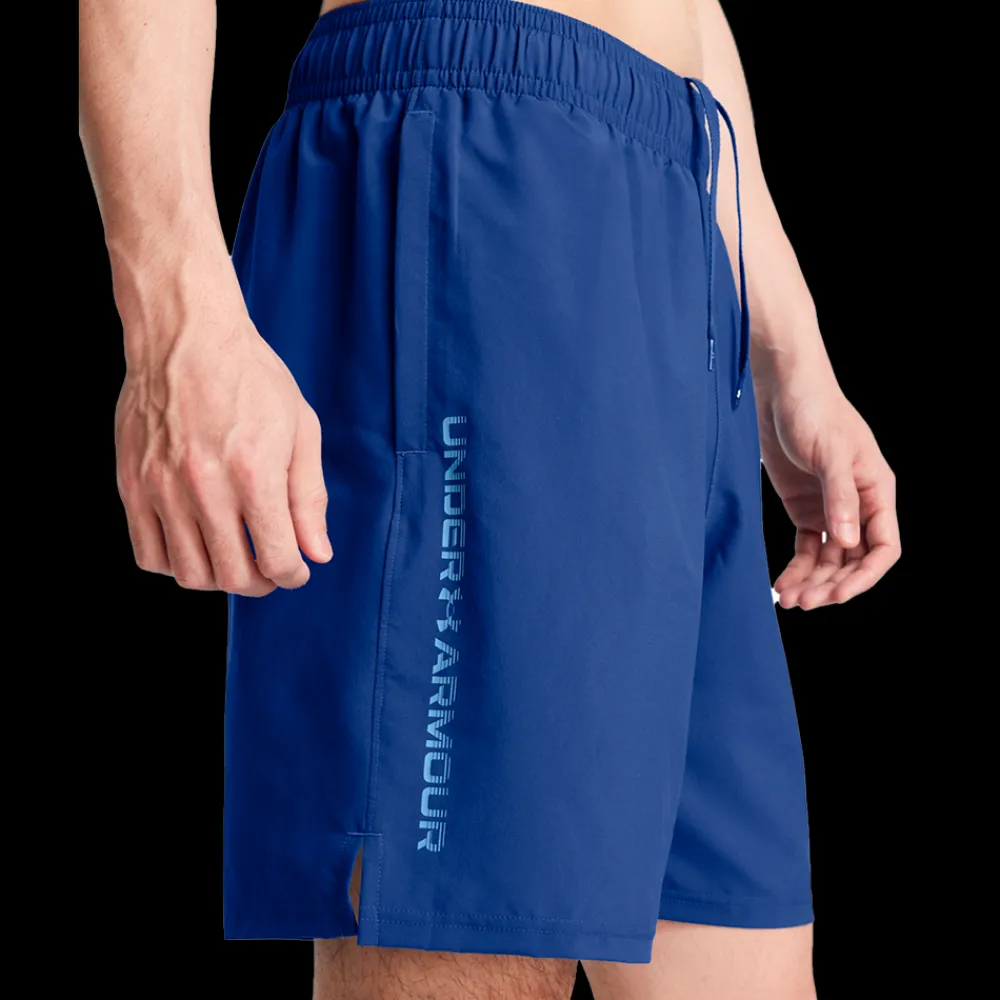 Clearance Under Armour Woven Wordmark Shorts - Herre Shorts Blå