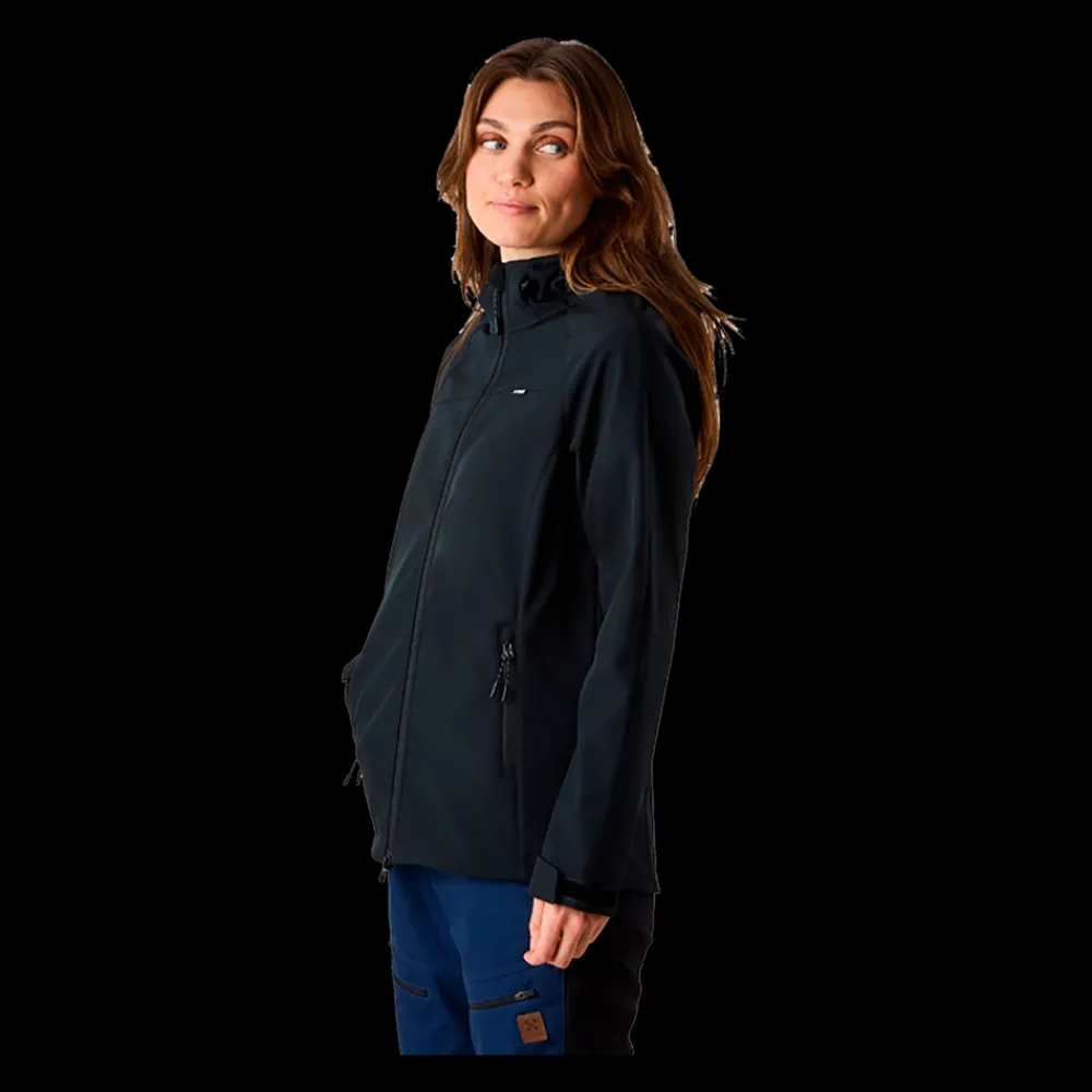 Discount X-Trail Colorado Softshell Jacket W - Dame Softshell Jakke Sort