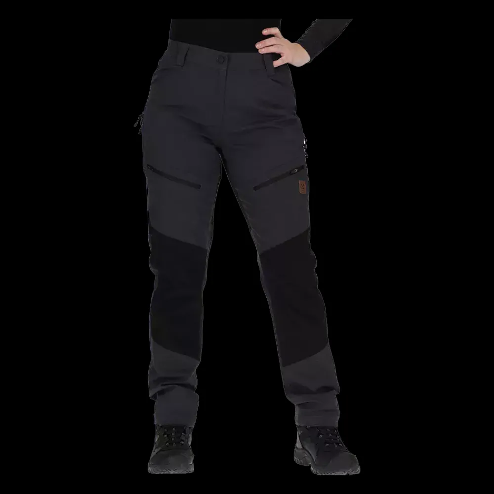 Best X-Trail Outdoor Pants W - Dame Outdoor Bukser Sort