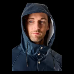 Online X-Trail Rain Coat, Sr - Herre Regnjakke Blå