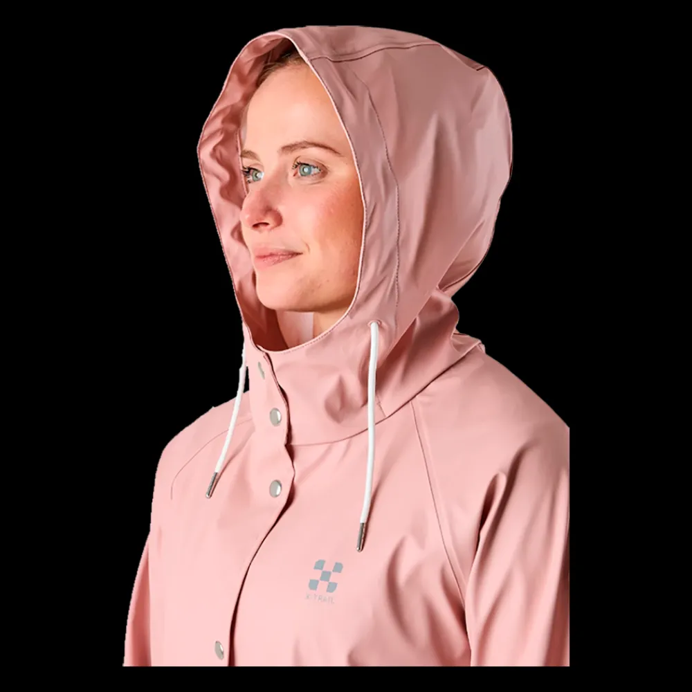 Hot X-Trail Rain Coat, W - Dame Regnjakke Lyserød