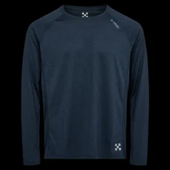 Clearance X-Trail Training Tee L/S, Sr - Herre Trænings T-shirt Blå