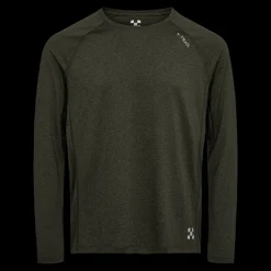 Outlet X-Trail Training Tee L/S, Sr - Herre Trænings T-shirt Grøn